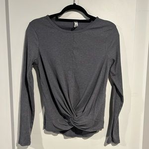 all in motion | all in motion Dark Grey Long Sleeve Workout Shirt | L